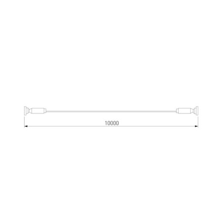 String lamp Elektrostandard, LED 120 W, 10000x8x3 mm, IP20, black color-3