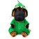 Soft toy "Baby Baby. Dinosaurus ", in overalls, 19 cm