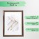 Photo frame Plastic "Mira" 30x40 cm Wenge (plastic screen)