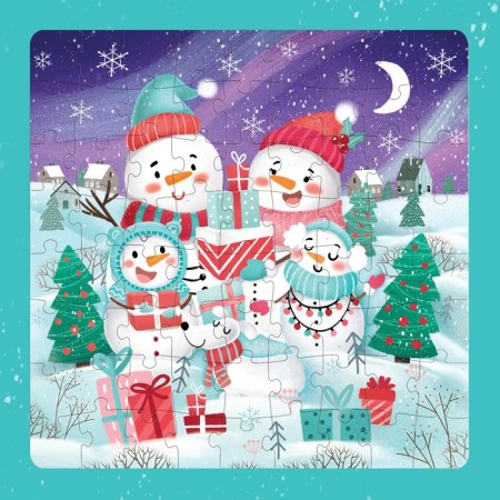 Puzzle luminous "snowmen", 72 details-4