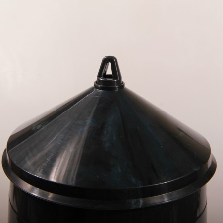 Bunker feeder for poultry for 4 kg, on legs, mix, eco recycled-2