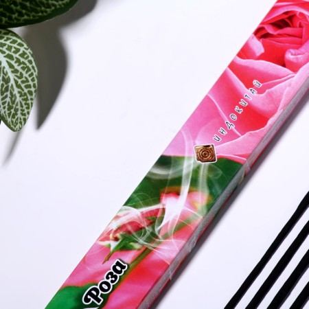Incense "Charm of the East Rose", 20 sticks in packaging-1