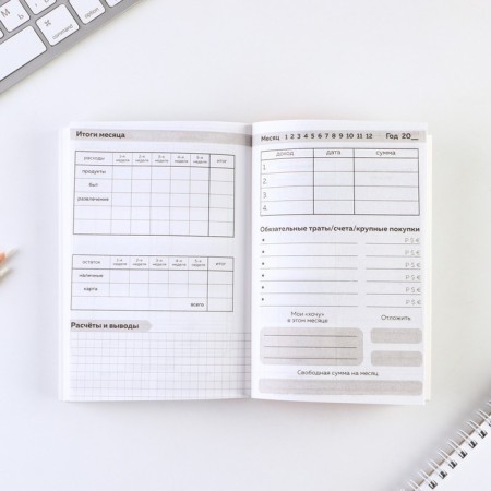 Notepad for planning finance "Dream"-8