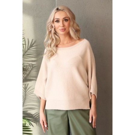Female jumper, size 42, beige color-6