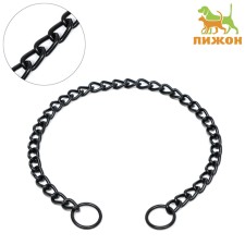 Collar - Metallic a single strain, 65 cm, wire thickness 3.5 mm, black