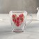 Glass mug "Flower Heart", 250 ml, MIX drawing