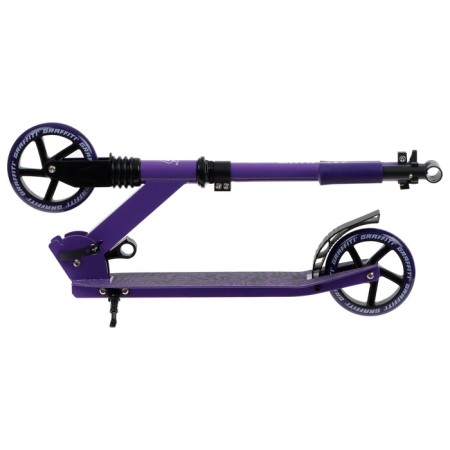 Самокат городской GRAFFITI Comfort Lux 145, колёса PU 145 мм, перед. амортиз, ABEC 9 Carbon-11