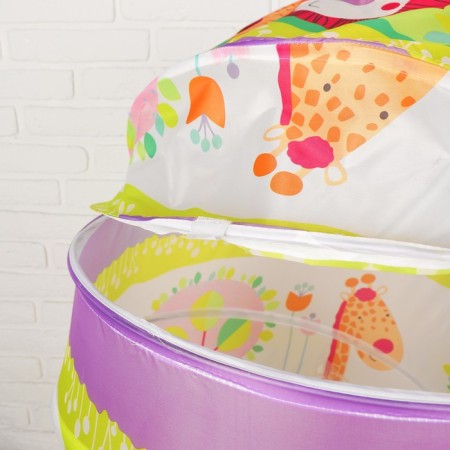 Basket for Velcro toys large "jungle" 60 × 60 × 80 cm-1