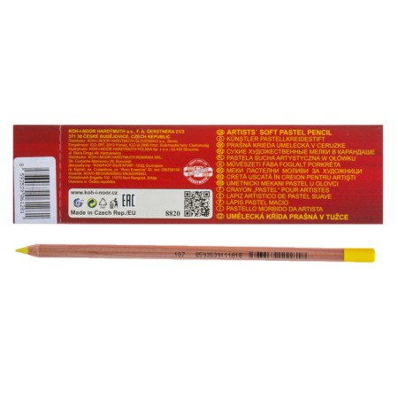 Pastel Sukhai in a pencil Koh-I-Noor Gioconda 8820/36 Soft Pastel, lemon-yellow-2