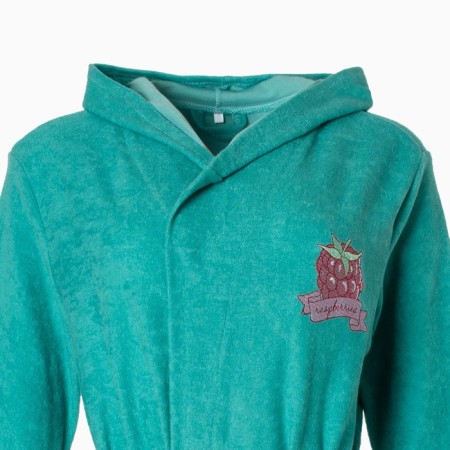 Women's bathrobe, green color, size 54-7