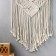 Panel wall -mounted macrame "Necklace" natural 67x45 cm