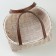 Set of wicker baskets, 23x19x11/25 cm, 18x14.5x10/21 cm, 2 pcs, white, sequoia