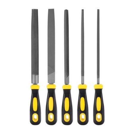 Deli DL352085 files set, rubberized handle, instr. steel T12, 5 pcs