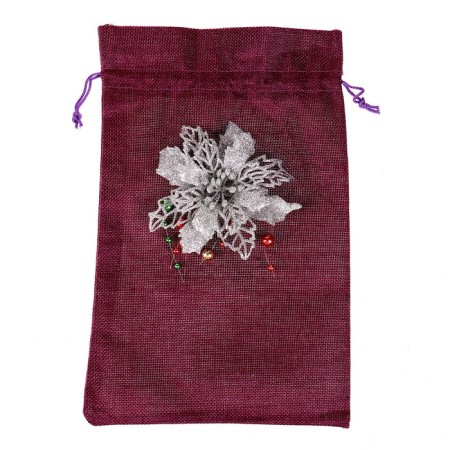 Gift bag, “flower”, shine, size: 19 × 27 cm, mix-1