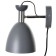 Sconces with a switch on the wire "Claudia" E27 40W gray 28x15x20cm