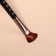 A set of makeup brushes, 5 objects, black/pink gold color