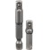 KWB adapters for end heads, 1/4 "x30/50 mm, steel CRV