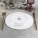 Porcelain dessert plate Wilmax Stella Pro, D = 20 cm, white color
