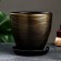 Flower pot "sophistication" brown, 2.4 liters