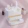 Organizer for storage, multi -level, 2 boxes, 26 × 20.7 × 21.8 cm, white color