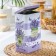 Bank with a lid for bulk products "Lavender 2", 2.7 l, 13.5 × 21.5 cm, lilac color