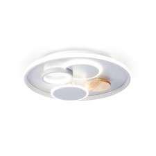 Светильник светодиодный Ambrella Comfort Linetech FL4803 с пультом ДУ, 70Вт, Led, цвет серый, светлое дерево