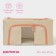 Cofr for storing things "Monet", 39 × 29 × 20 cm, beige color