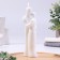 Figure candle "Love couple", 15x5 cm, white