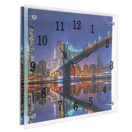 Carty clock, interior "Brooklyn bridge", silent, 30 x 40 cm-1
