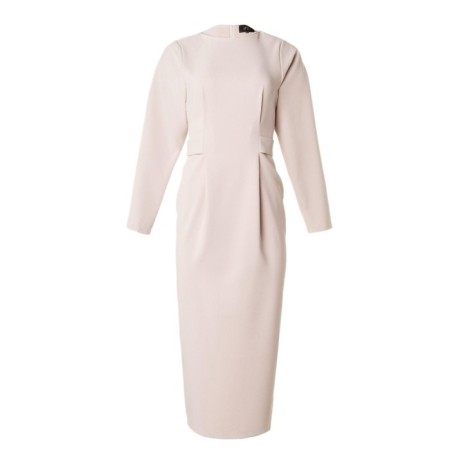 Women's dress Mist, size 48, beige color-3