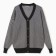 Cardigan female, black color, size One size (44-48)