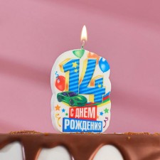 Candle for the cake the number 