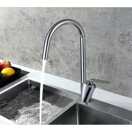 Fashun A4161 kitchen mixer, single -leaf, 35 mm cartridge, brass, chrome-1
