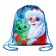 Bag for sweets 290 x 340 mm, dragon "Santa Claus with a dragon" (soft polyester density 210d)