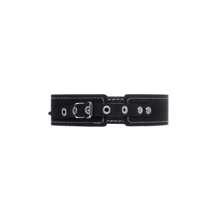 Pecado BDSM collar, genuine leather, black color-3
