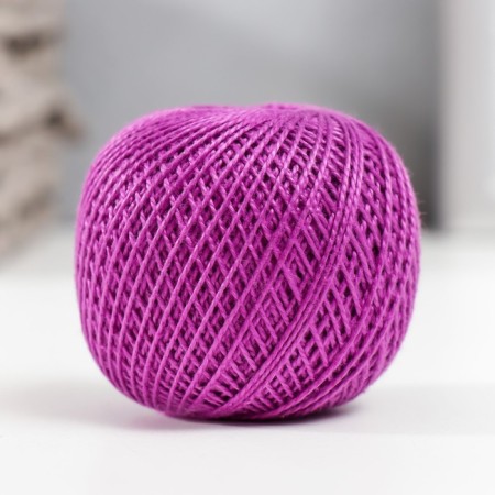 Knitting threads "Iris" 150m/25g 100% Merusirized cotton color multicolor color-1