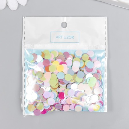 Decor for creativity "circles. Pastel Paruter" set 20 grams-2