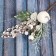 Decor "Winter charm" apple berries Flower in white, 25 cm