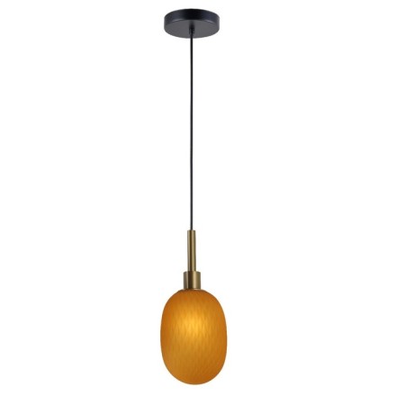 Suspended Gerhort G51257/1BK+BRS OR, 1x40W, E14, 156x15x15 cm, bronze color