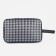Lightning cosmetic bag, external pocket, gray color