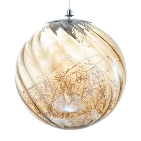 Lamp Bayerlux "Shar" LED 15W 6000K amber glass 25x25x125cm-3