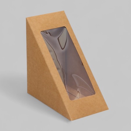 Packaging for sandwiches, craft 17*12*12*6.5 cm