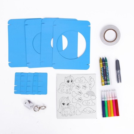 Set for creativity “Cute nightlight. Unicorns "-1