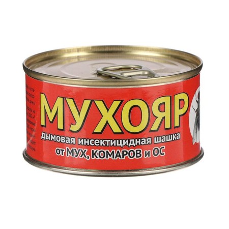 Smoke insecticide checker "fly agaric" from flies, mosquitoes and OS, 100 g