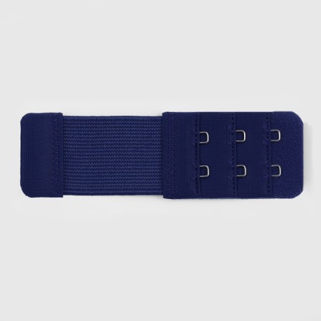 Floor with a braider for a bra, 3 rows 2 hooks, 3.2 × 10.5 cm, 5 pcs, a dark blue color-1