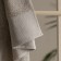 Terry towel Pasionaria "Play", 450 g, size 30x50 cm, color gray color