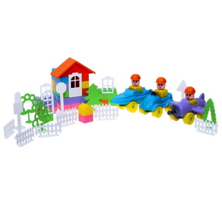 Designer "Builder", 76 parts-4