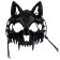 Mask "Skull of the Dog" color black