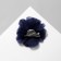 Brooch-stroke textile "flower" cloves, blue color