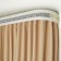 Three -cereal cornice "Ultracompact. Grace gold ", 160 cm, with a decorative bar 7 cm, white color